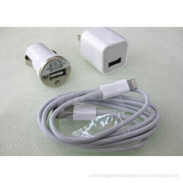 5v Dc 550ma Usb Iphone Charging Kit 3 In 1 With 3 Charge Function For Iphone 5
